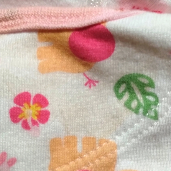 •Little Me 4T Zoo Safari Animals Onesie Zip Up Footies PJ Sleeper sleep wear - Picture 15 of 16